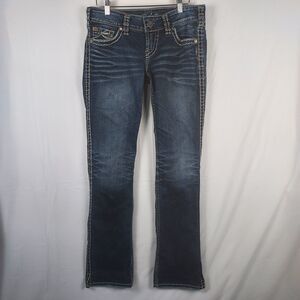 Silver Jeans Co Mckenzi Bootcut Jeans Women’s W29 L32 Distressed Denim